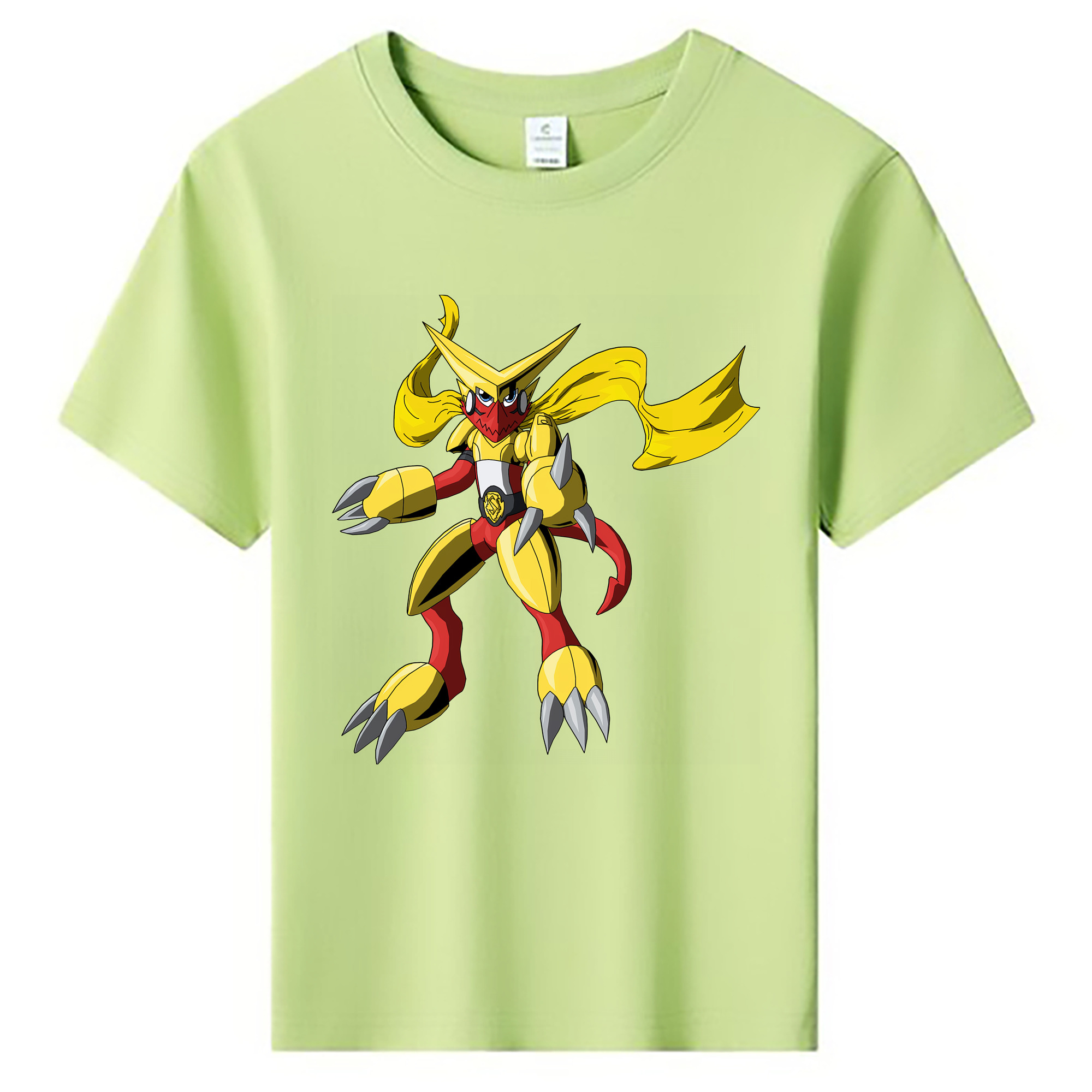 （画像用） Digimon デジタルモンスター/デジモン 綿100％キッズTシャツ（フロントプリント）